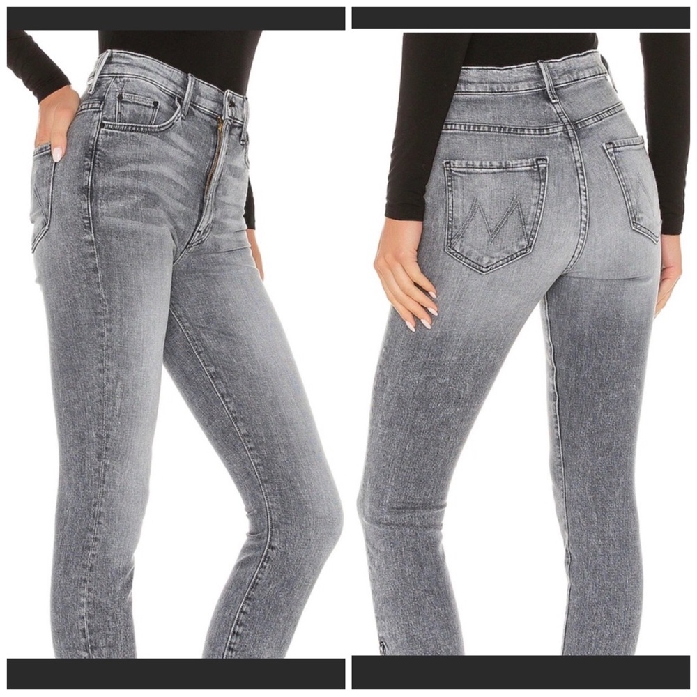 Mother The Swooner Ankle Zip In Static Size 25